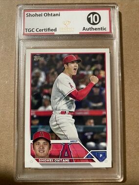 Topps Shohei Ohtani Card - TCG certified gem 10